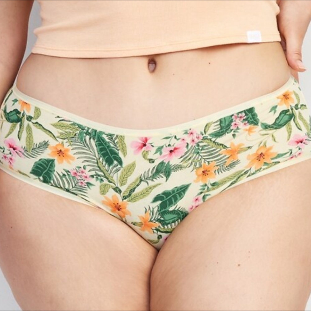 ʕ·ᴥ·ʔ O.N.L.Y. Bikini floral Briefs XL